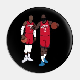Russell Westbrook x James Harden Houston Rockets Tshirt Pin