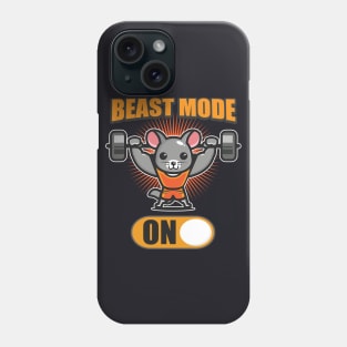 Cute Fitness Mouse Beast Gym Phone Case