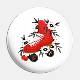 roller skates illustration Pin