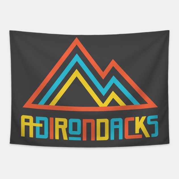 Adirondacks Mountains Tapestry by PodDesignShop