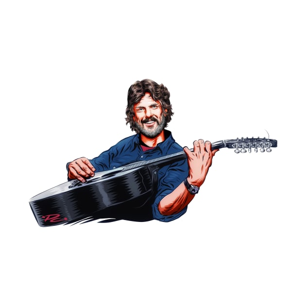 Kris Kristofferson - An illustration by Paul Cemmick by PLAYDIGITAL2020