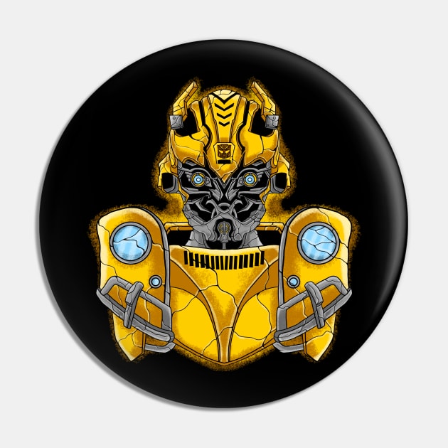 bumblebee Pin by Amartwork