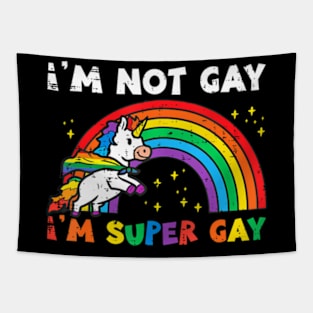 Gay Unicorn Pride Flag Lgbt Women Men Girls Tapestry