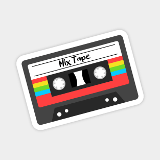 Colorful Mixtape Magnet