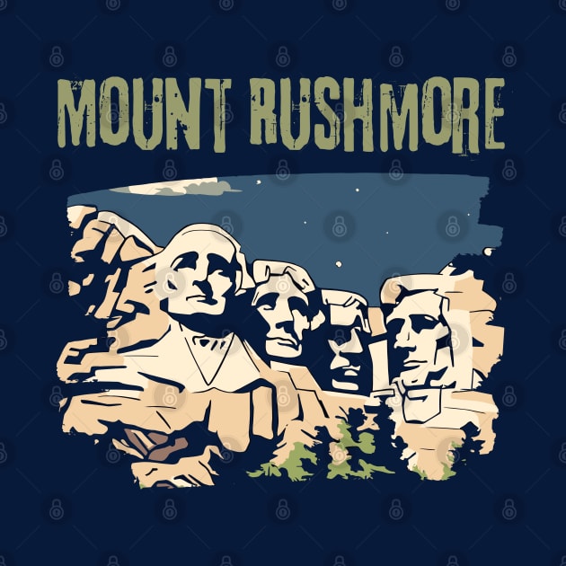 Mount Rushmore South Dakota by Ray Crimson