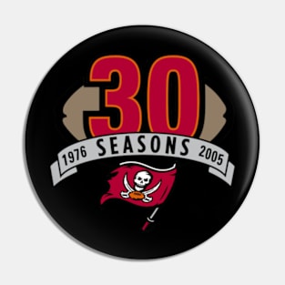 Bucs 30th Season Celebration Pin