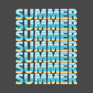 Holiday Summer Beach Style T-Shirt