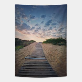 footpath through the sand Tapestry