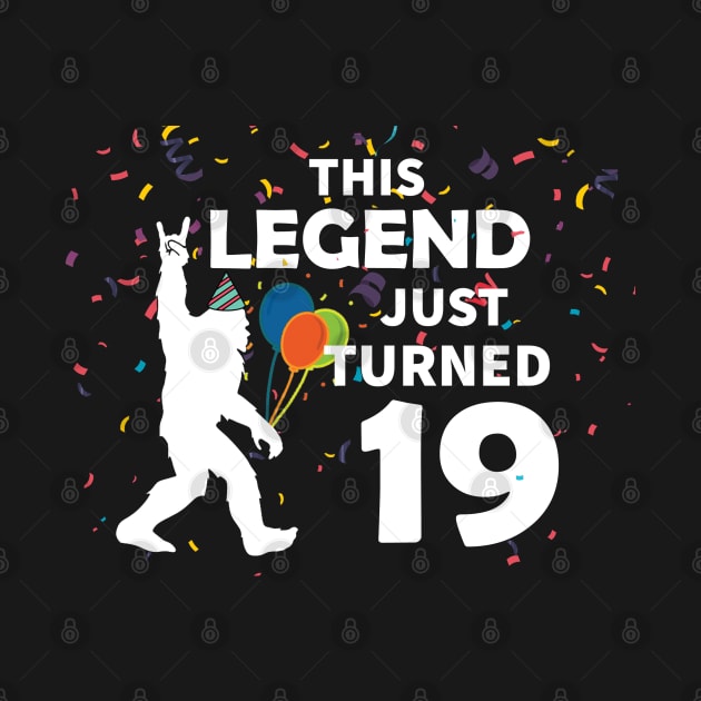 This legend just turned 19- Great birthday gift idea by JameMalbie