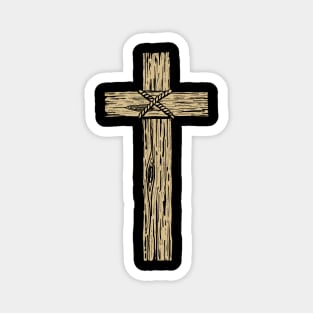 Wooden cross Magnet