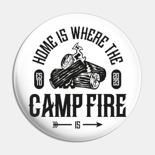 Camp fire Pin