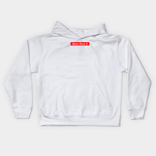 Been Bout It Red Box Logo Lil Xan Kids Hoodie Teepublic