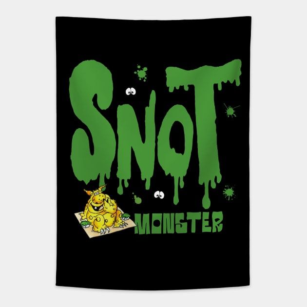 Snot Monster!!!! Tapestry by brendanjohnson