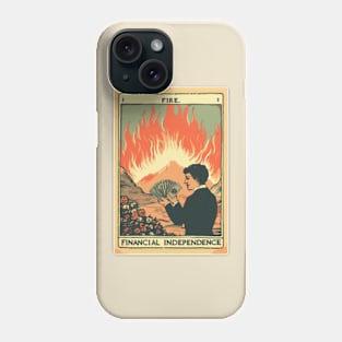 Tarot Cards for Millennials: FIRE (financial independence, retire early) Phone Case