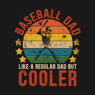 Baseball Dad Funny Vintage Baseball Father's Day Gift T-Shirt