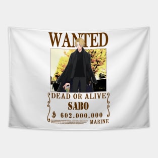 Sabo One Piece Wanted Tapestry