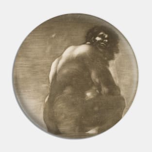 Seated Giant by Francisco Goya Pin