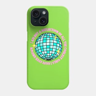 Reflection of the Coolest Girls - The Peach Fuzz Phone Case