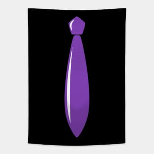 Shiny Purple Tie Tapestry