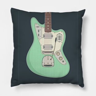 Surf Green HH Jag Guitar Pillow