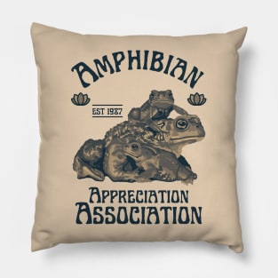 Amphibian Appreciation Association Pillow