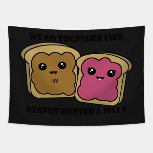 Peanut Butter and Jelly In Love Tapestry