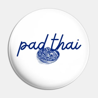 pad thai - Thai blue- Flag color - with sketch Pin