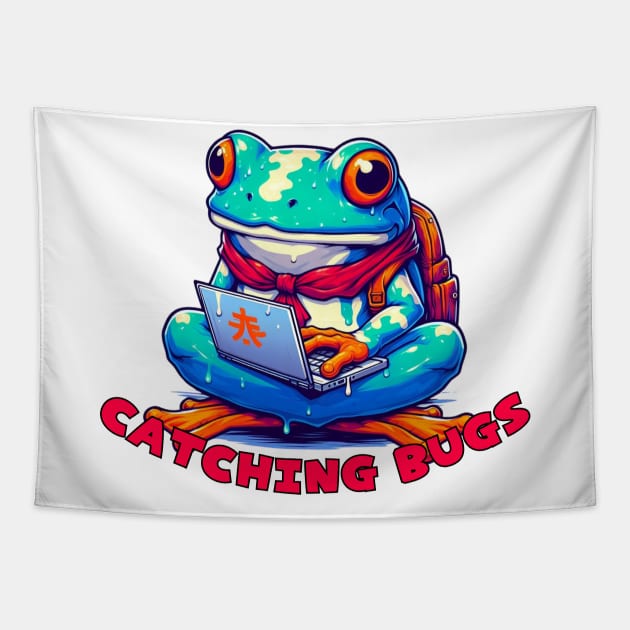 Frog programmer Tapestry by Japanese Fever