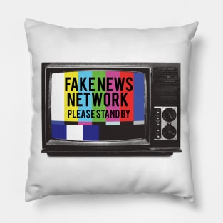 Fake News Network Please Stand By Pillow