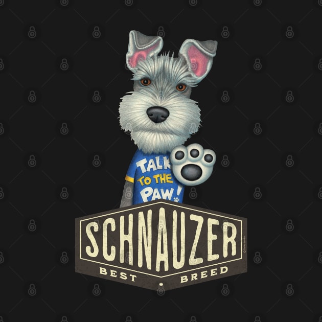 Schnauzer Best Breed by Danny Gordon Art