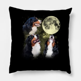 Bernese Mountain Dogs The Moon Classic Dog Breed Pillow