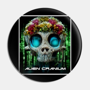 alien cranium Pin