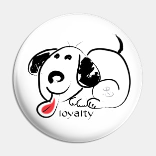 Loyalty Dog Pin