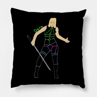 Darla BtVS Futuristic AU Pillow