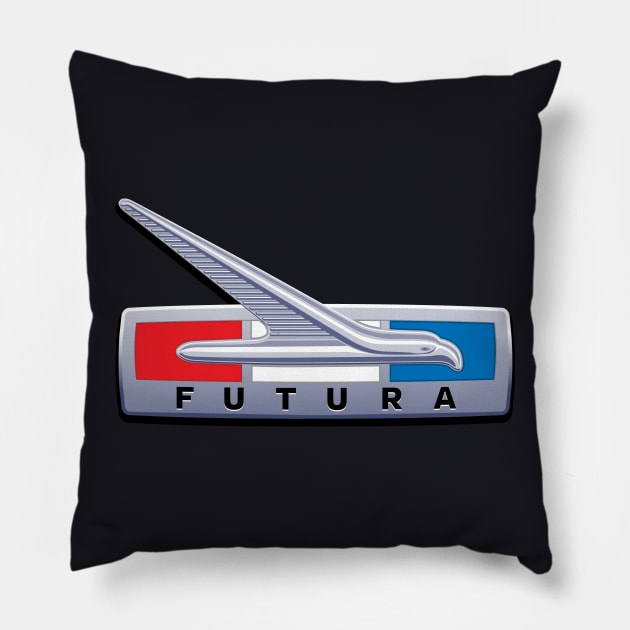 Falcon Futura Emblem Pillow by BriteDesign