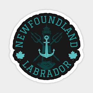 Labrador Nautical Design 2 || Newfoundland and Labrador || Gifts || Souvenirs Magnet