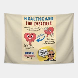 Healthcare for Everyone - Biden Harris 2024 Tapestry