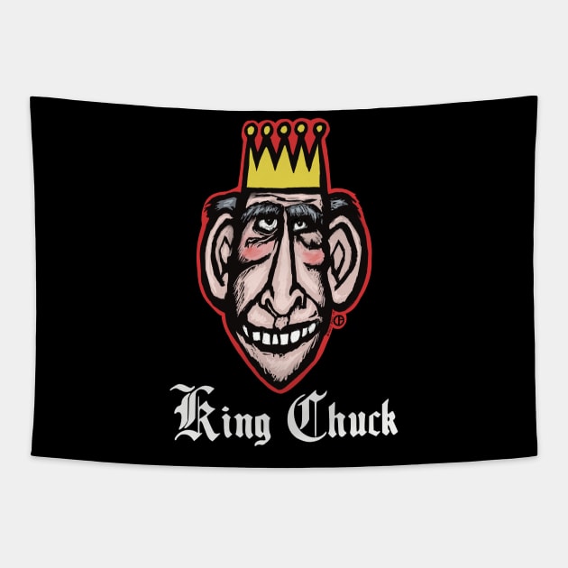 King Chuck Tapestry by Art from the Blue Room