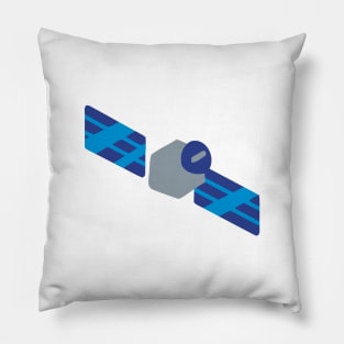 Space Satellite Emoticon Pillow