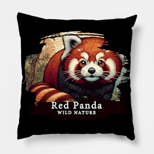 Red Panda - WILD NATURE - RED PANDA -8 Pillow