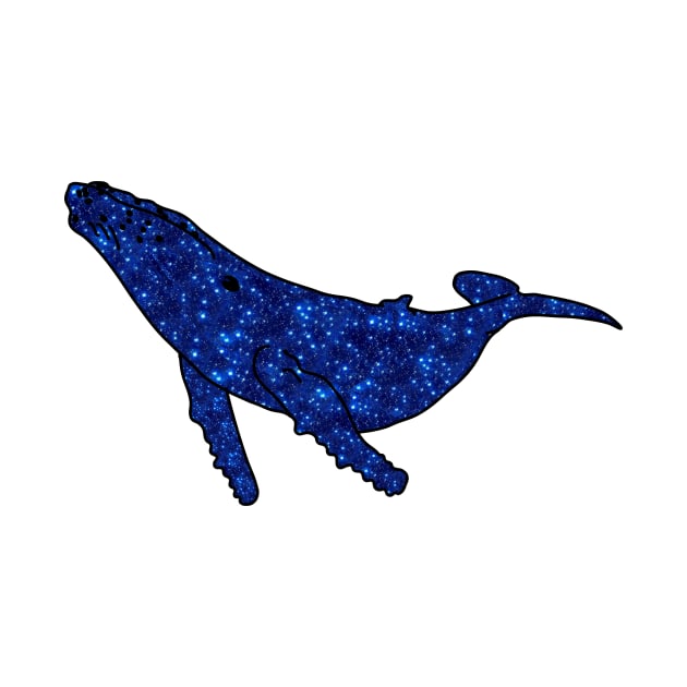 Blue stars Galaxy whale by GribouilleTherapie