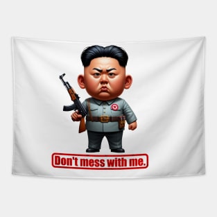 A Mischievous Boy from North Korea Tapestry