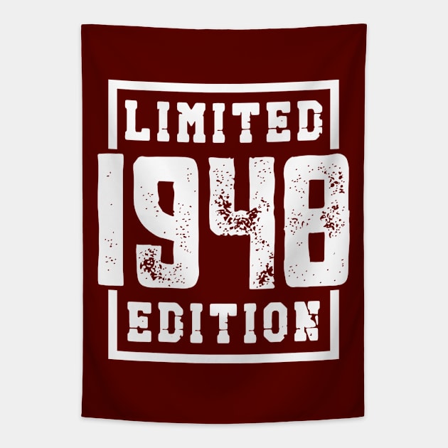 1948 Limited Edition Tapestry by colorsplash