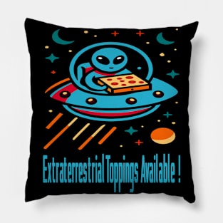 Moonlight Pizza Delivery Pillow
