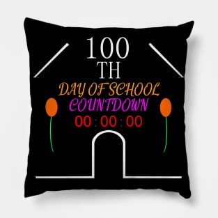 100 days of school Pillow