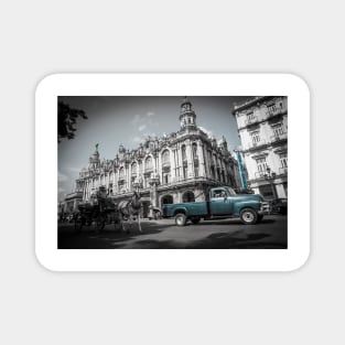 Havana Street Scene, Cuba. Magnet