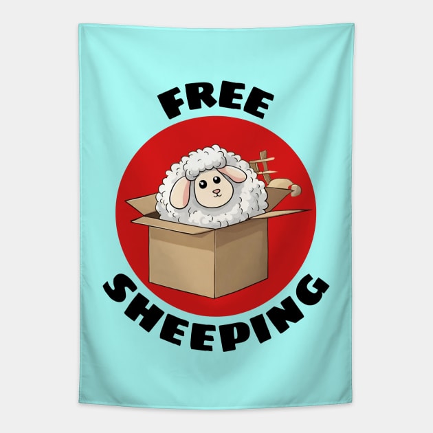 Free Shipping | Sheep Pun Tapestry by Allthingspunny