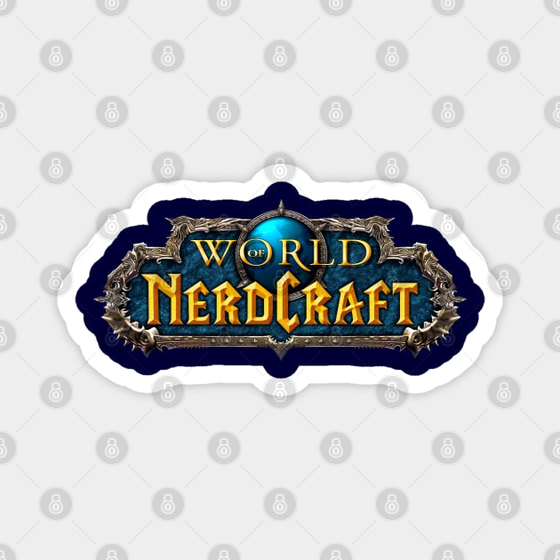 World of NerdCraft Magnet by sketchfiles