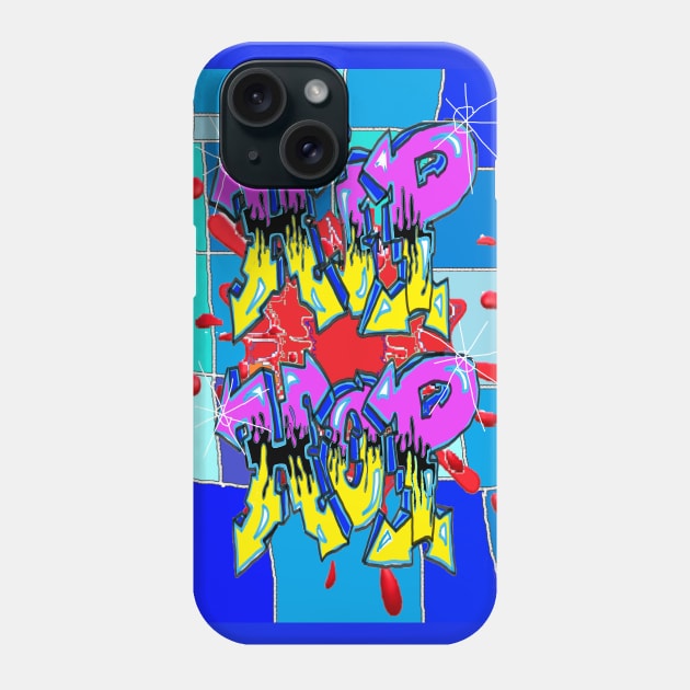 Graffiti Blues Hip Hop by LEG Phone Case by LowEndGraphics