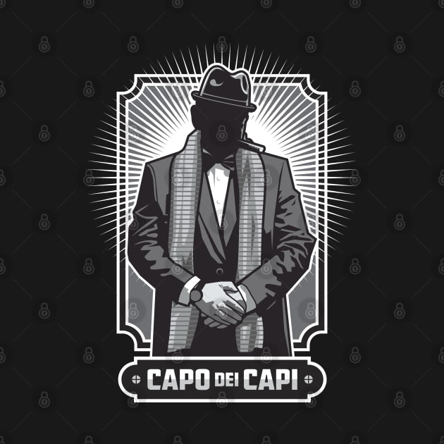 Character Metaphor- Mafia Mobster Capo dei Capi 2.0 by Vector-Artist